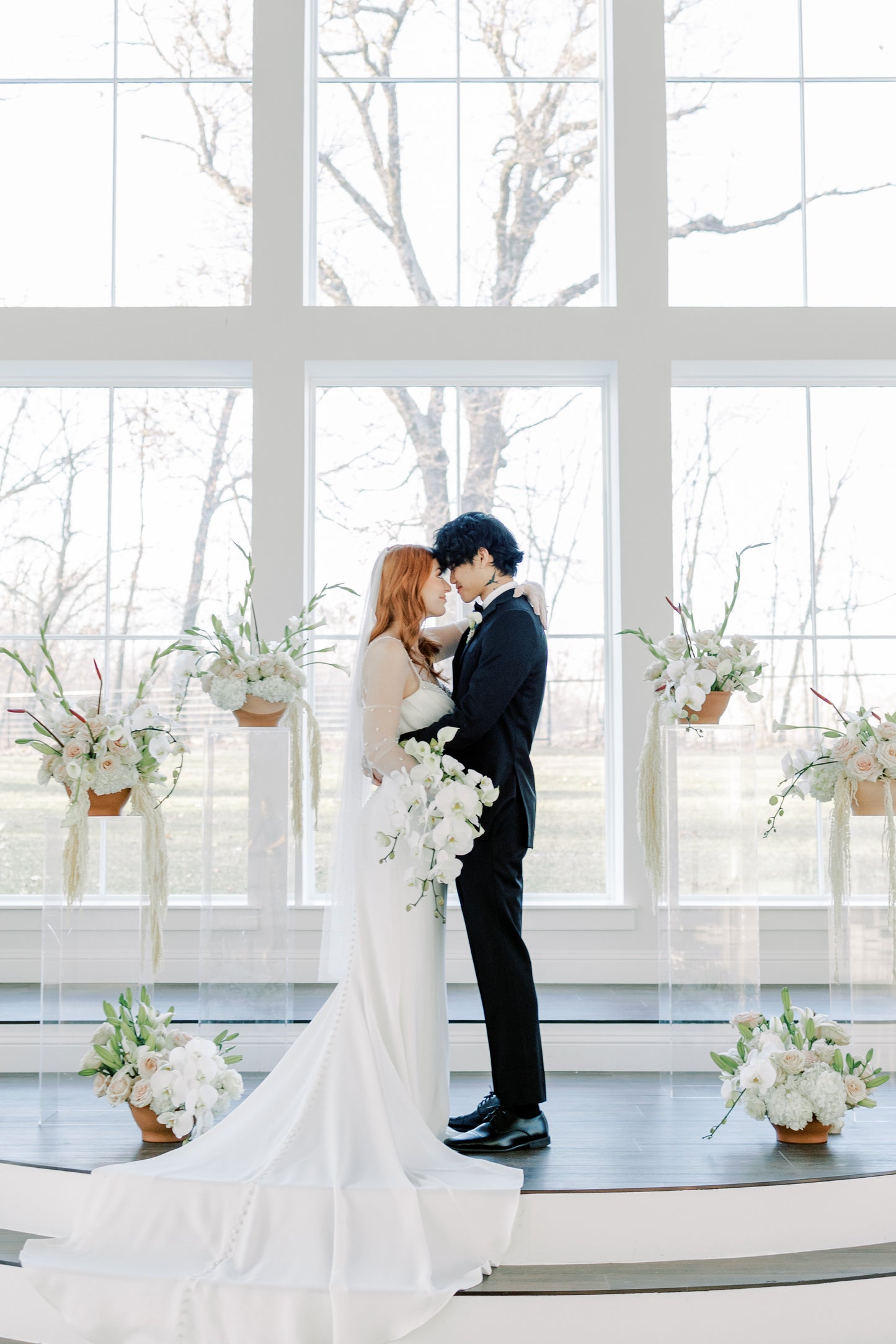 The Aurélie Cascading Orchids Bouquet