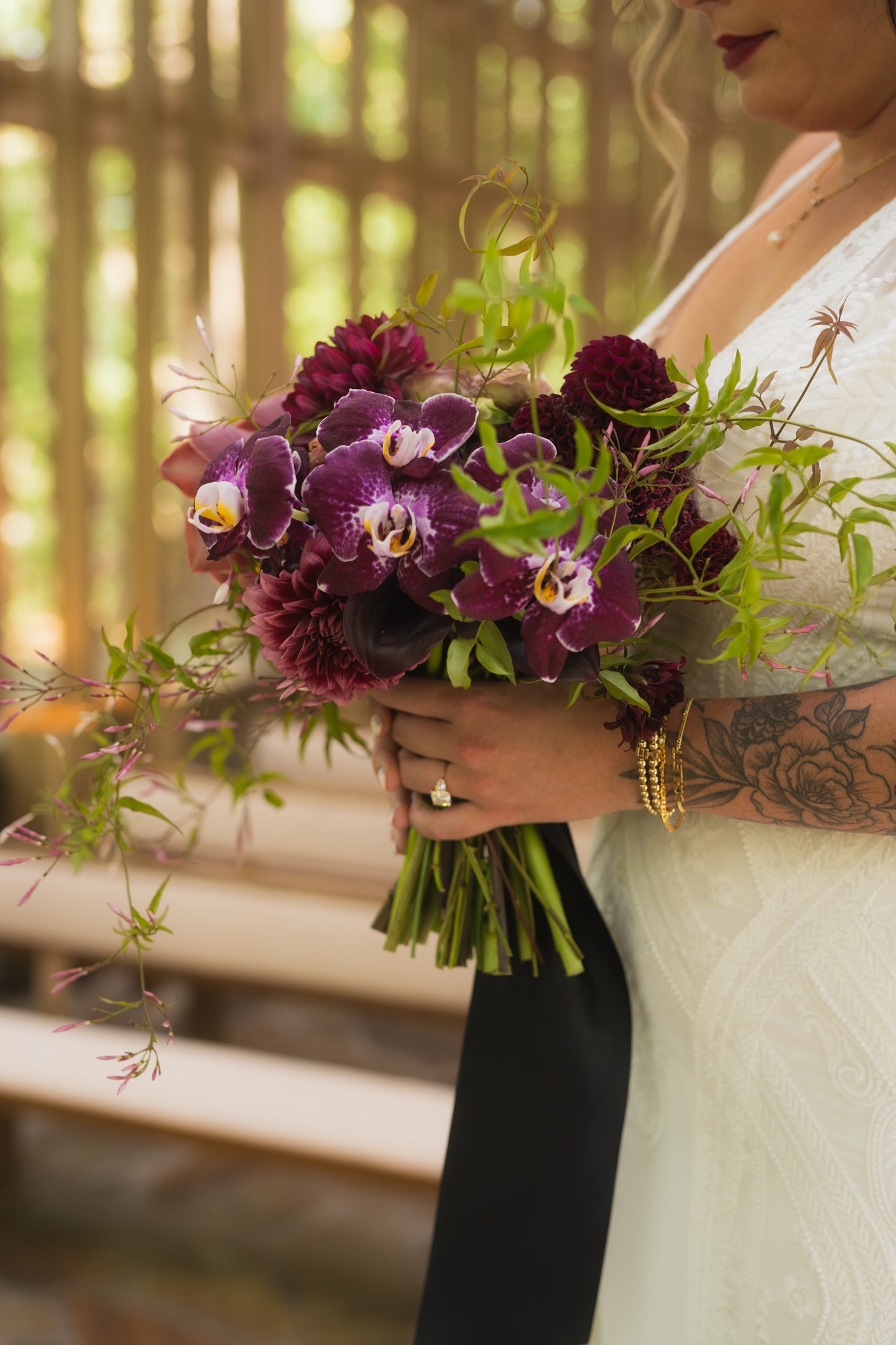 The Émilie Artisan Hand-Tied Bridal Bouquet