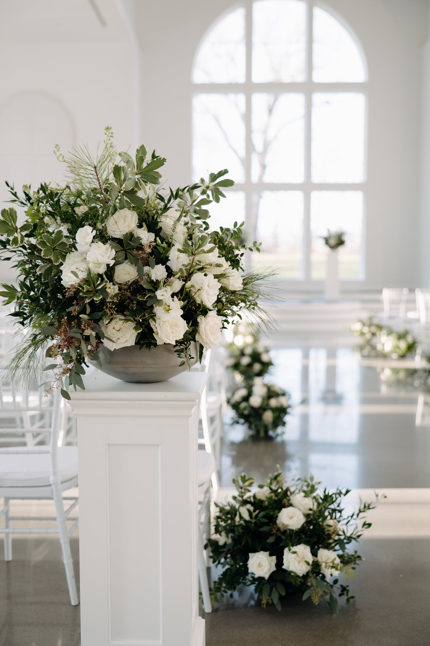 The Celestine Lush Floral Ceremony Arrangement