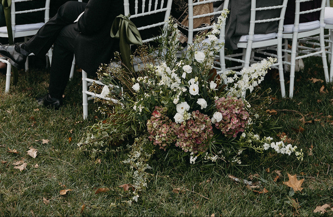 The Celestine Lush Floral Ceremony Arrangement